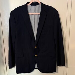 Brooks Brothers Navy Blazer with Gold Buttons